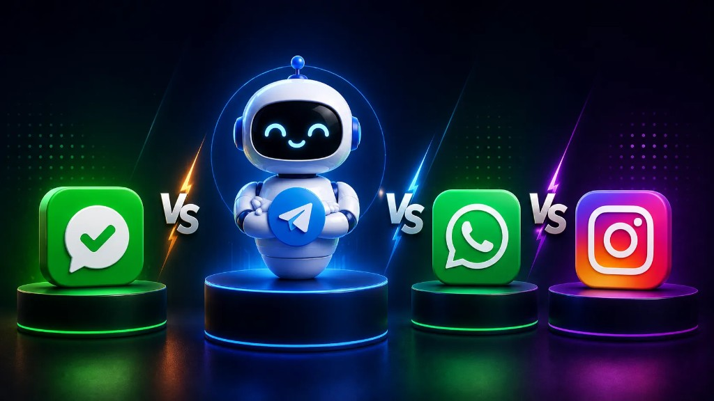 مقایسه ربات تلگرام، بله، واتساپ و دایرکت برای فروشگاه